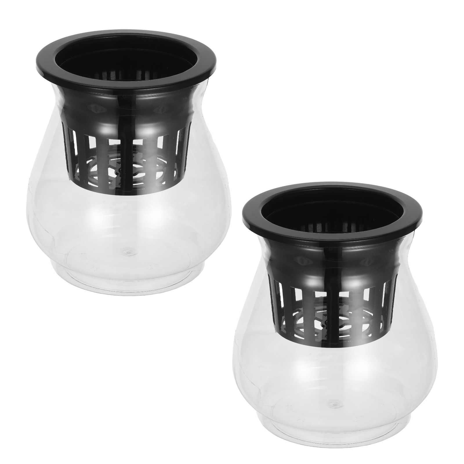 Plant Aquarium Pot - 2 unidades de recipientes transparentes para