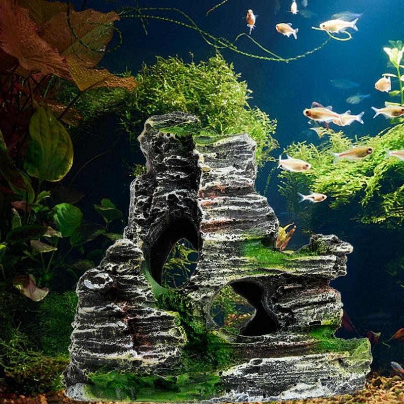 Aquarium Driftwood - Decoración de piedra arenisca para acuario,