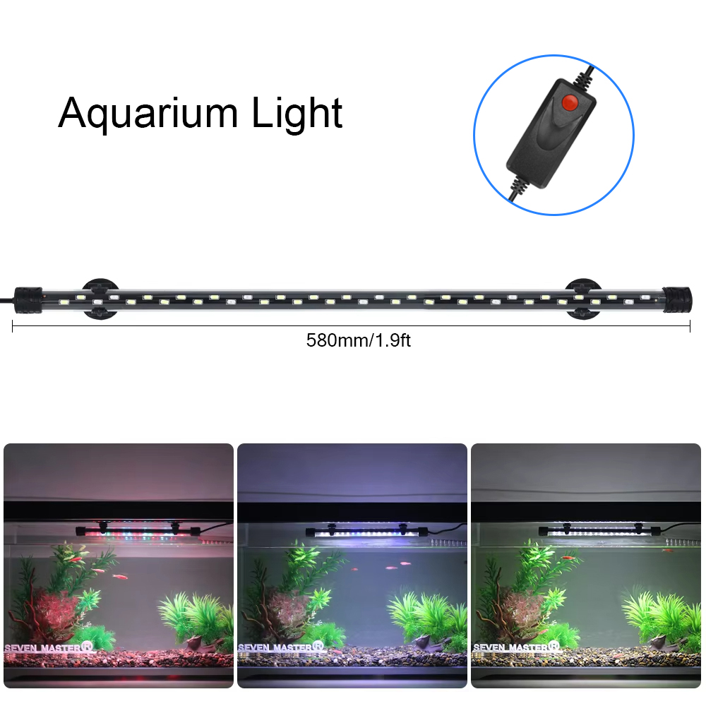 Aquarium Plant Substrate - Luz LED para acuario de 58CM,