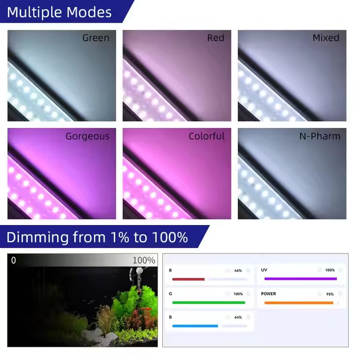 Luces para Acuario WEEK AQUA S - Live Plant Aquarium reseña y precio