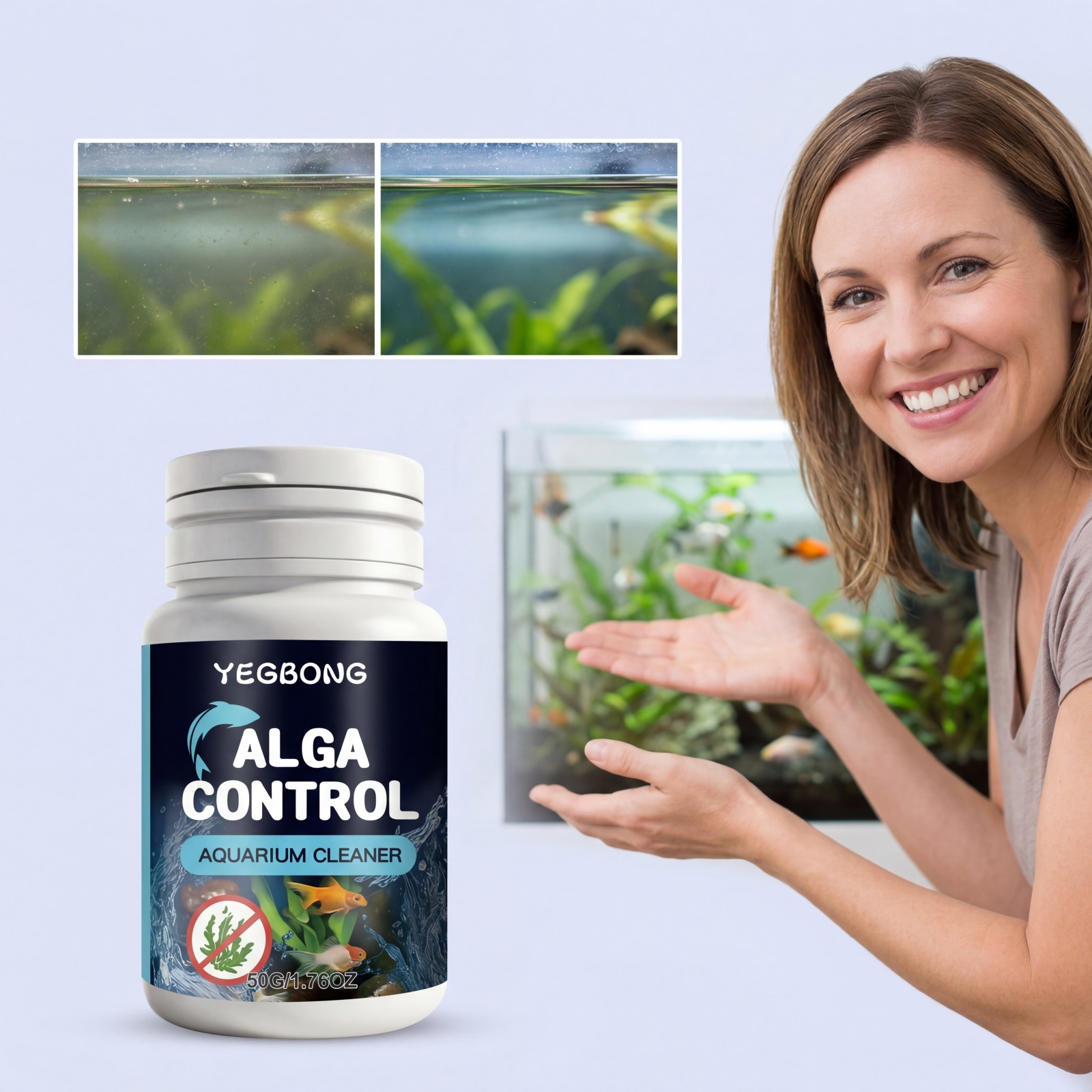 Limpiador de Acuarios en Polvo - Planted Aquarium Algae Control reseña y precio