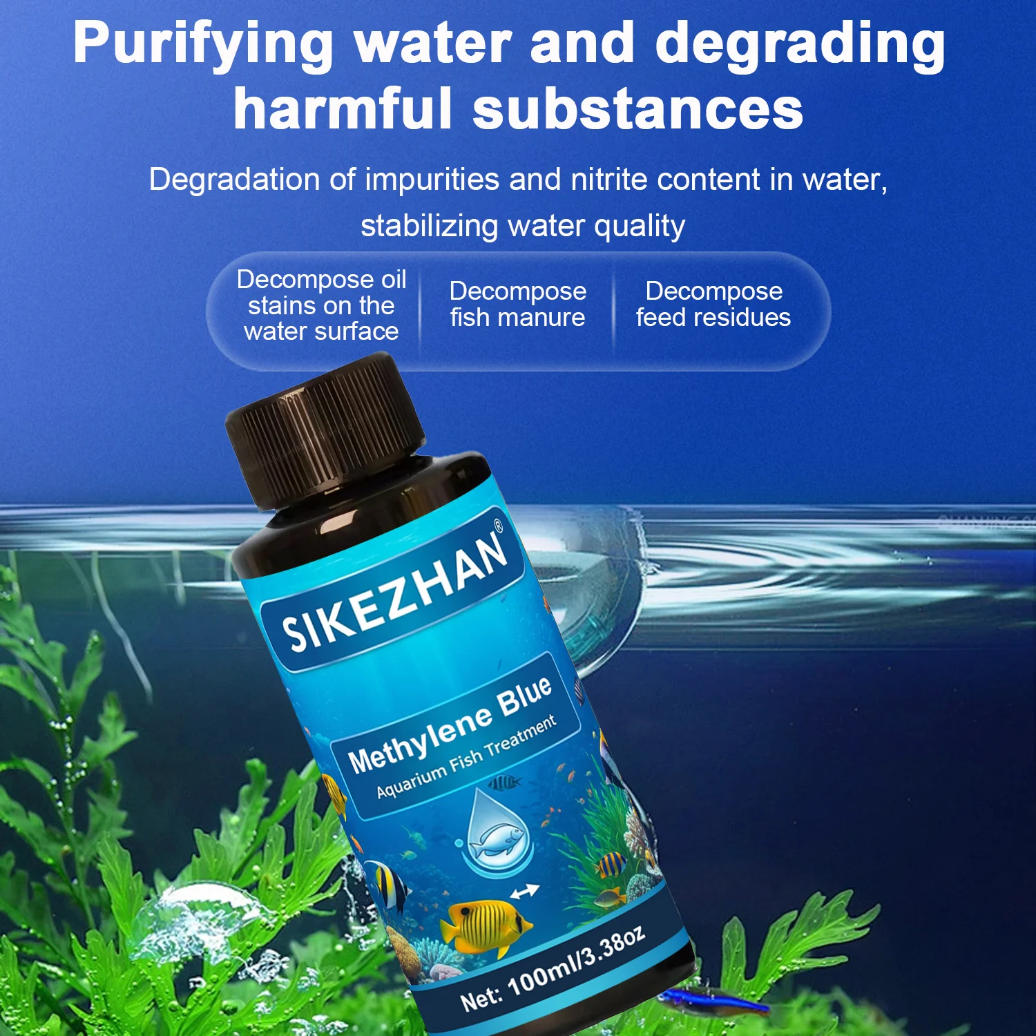 Tratamiento de acuario con azu - Aquarium Liquid Carbon reseña y precio