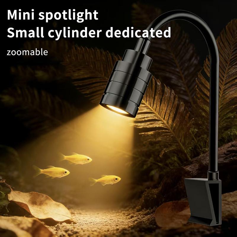Foco LED de 3 colores para acu - Aquarium Plant Light reseña y precio