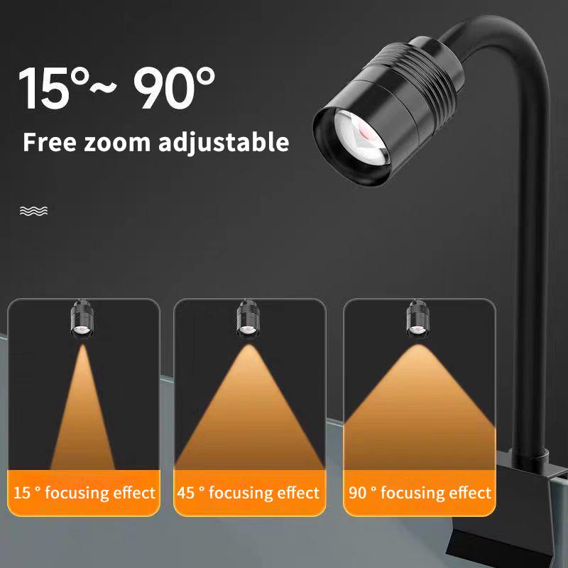 Foco LED de 3 colores para acu - Aquarium Plant Light reseña y precio
