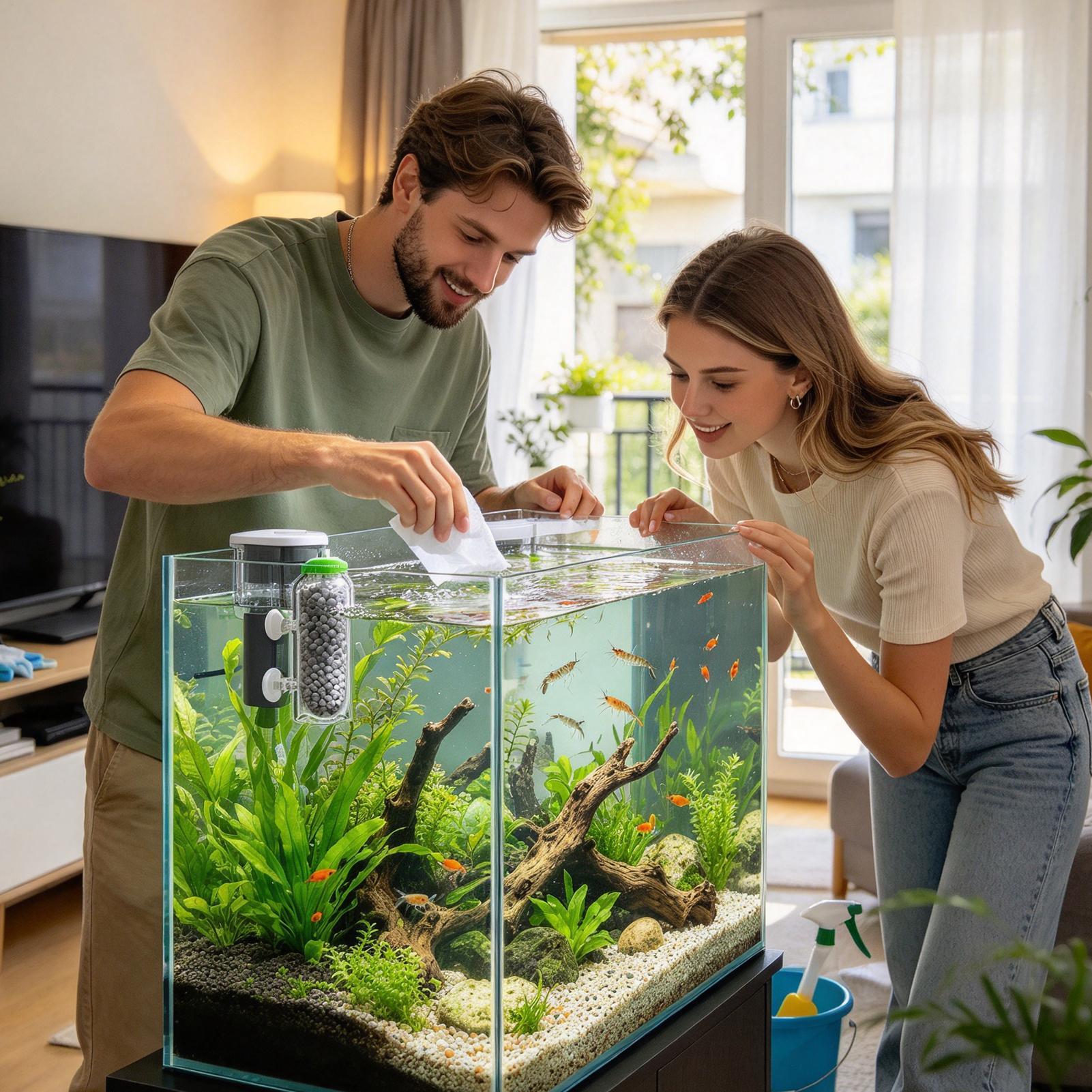 Difusor de oxígeno para acuari - Aquarium Planted Tank Filter reseña y precio