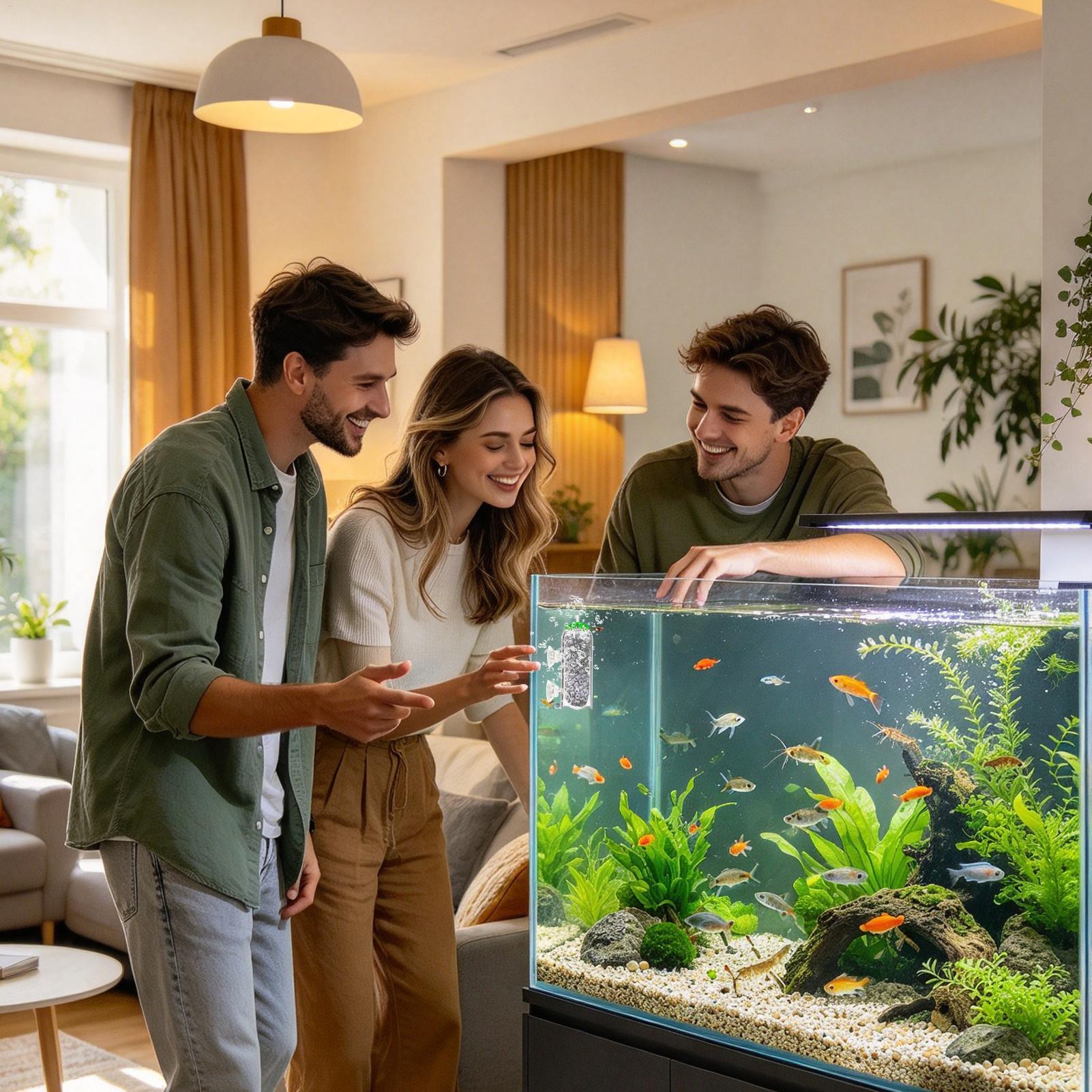 Difusor de oxígeno para acuari - Aquarium Planted Tank Filter reseña y precio