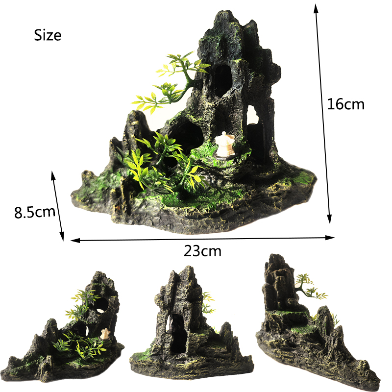 Decoración de montaña de roca  - Aquarium Driftwood reseña y precio
