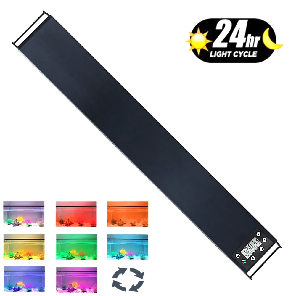Lámpara LED de espectro comple - Aquarium Plant Light reseña y precio