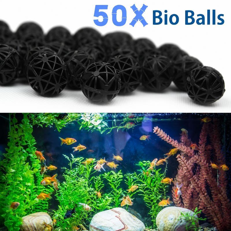 50 Piezas de Bolas de Filtro B - Planted Aquarium Cleaning reseña y precio