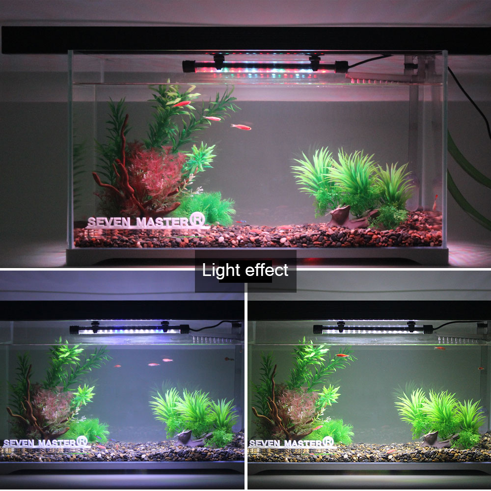 Luz LED para acuario, lámpara  - Aquarium Plant Substrate reseña y precio