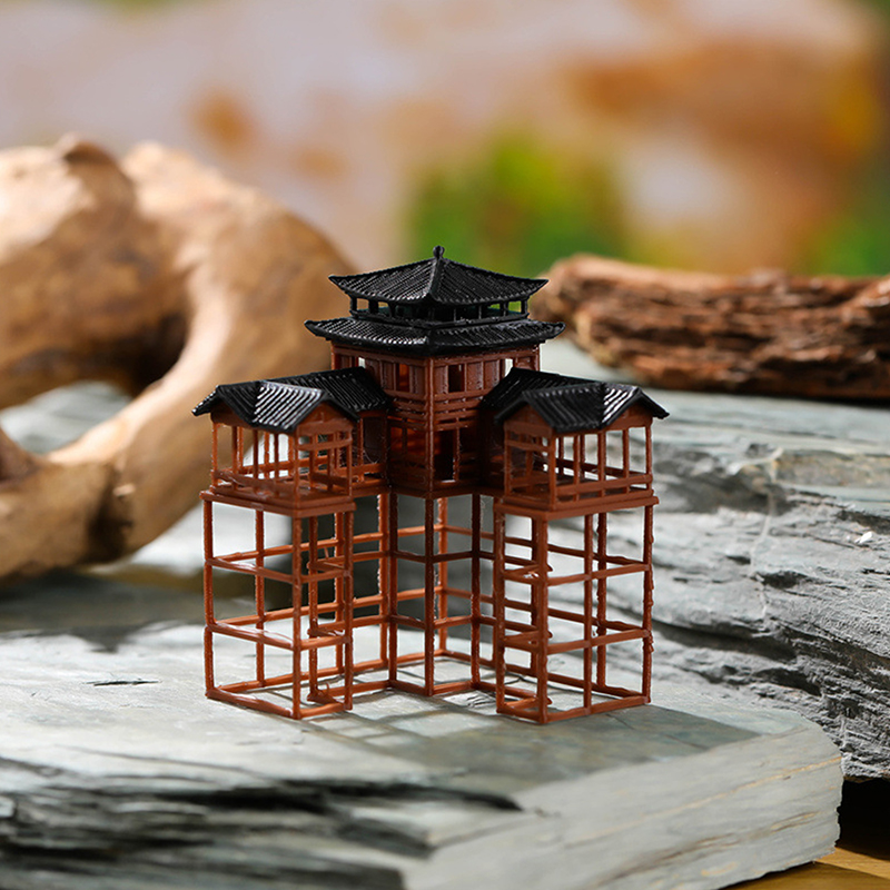 Modelo de Edificio Antiguo en  - Aquarium Moss reseña y precio