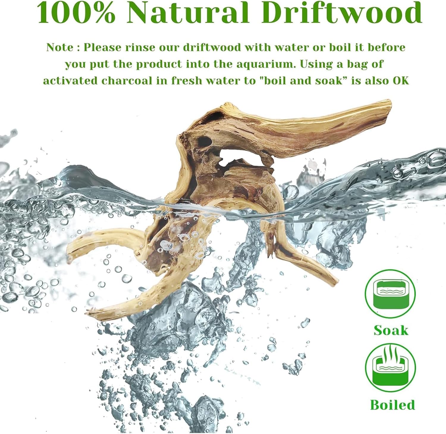 1 Pieza de Madera Natural de 2 - Aquarium Driftwood reseña y precio
