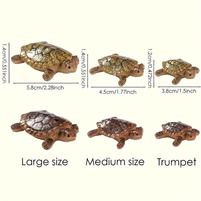 6 Mini Estatuas de Tortuga par - Aquarium Moss reseña y precio