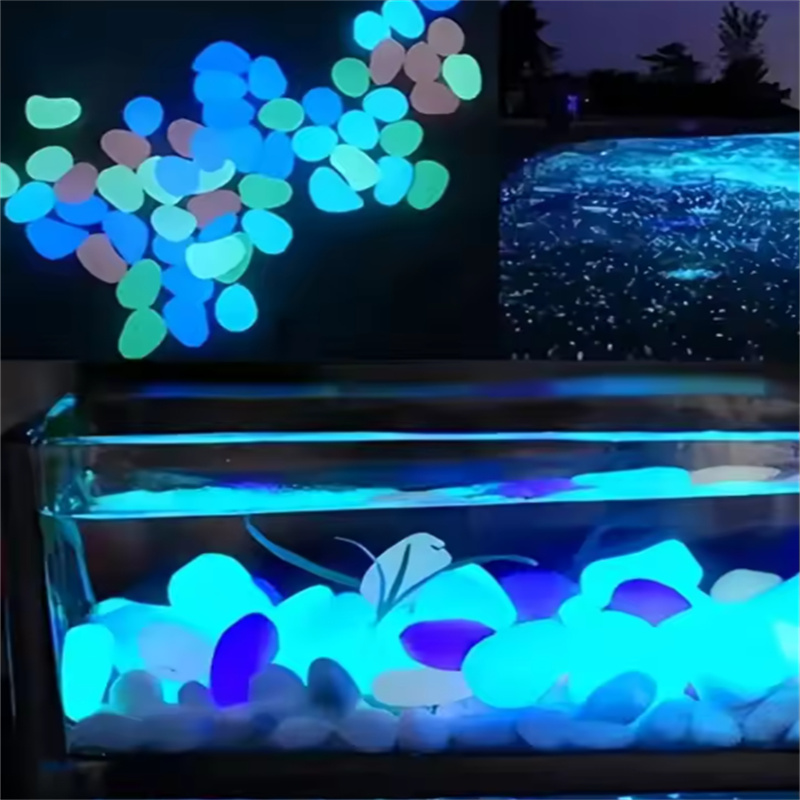 200 piezas de piedras luminosa - Plant Aquarium Pot reseña y precio