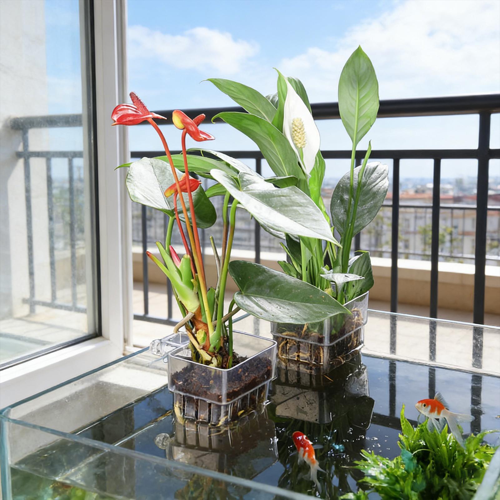 Cesta para Plantas de Acuario, - Aquarium Plant Holder reseña y precio