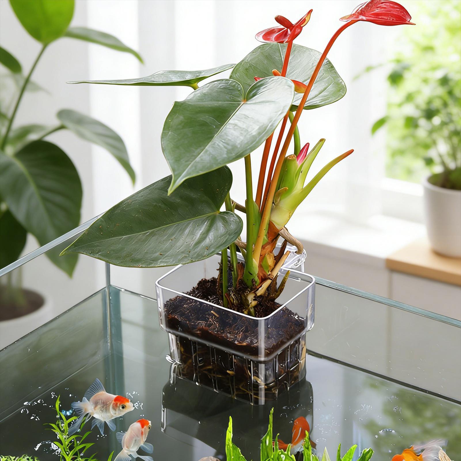 Cesta para Plantas de Acuario, - Aquarium Plant Holder reseña y precio