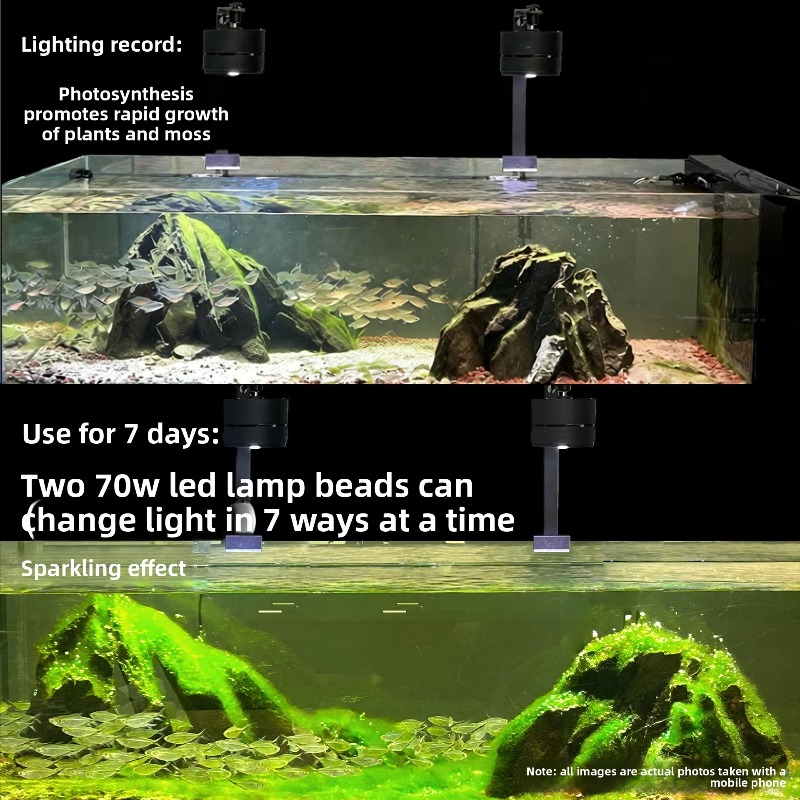 Lámpara LED de espectro comple - Aquarium Moss reseña y precio