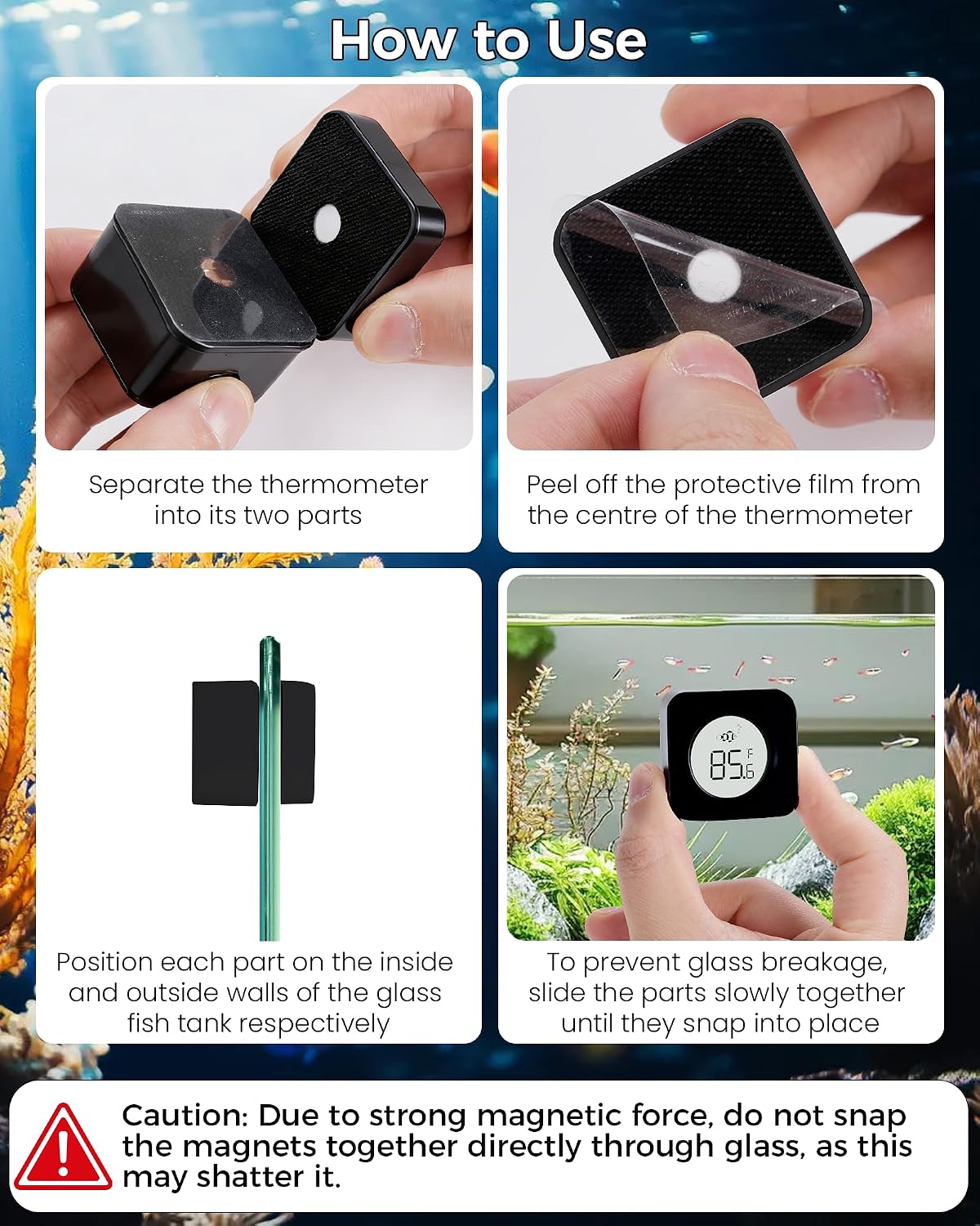 Limpiador magnético para acuar - Planted Aquarium Cleaning reseña y precio