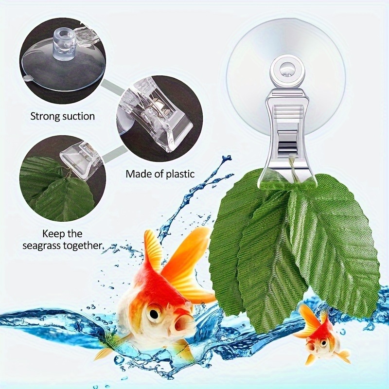 8 piezas de pinzas para algas  - Aquarium Plant Holder reseña y precio