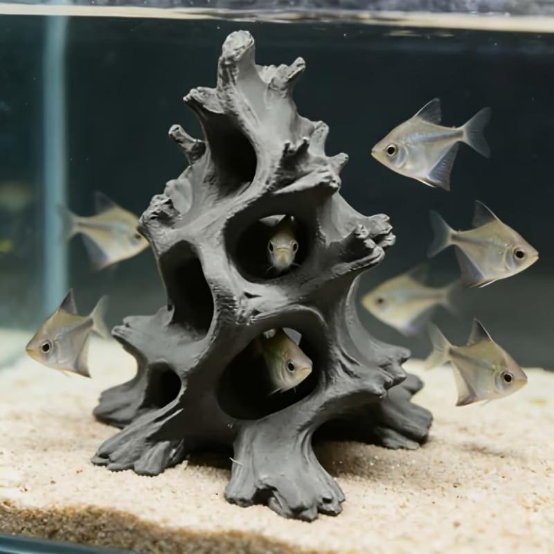 Adorno de cueva para peces de  - Aquarium Driftwood reseña y precio