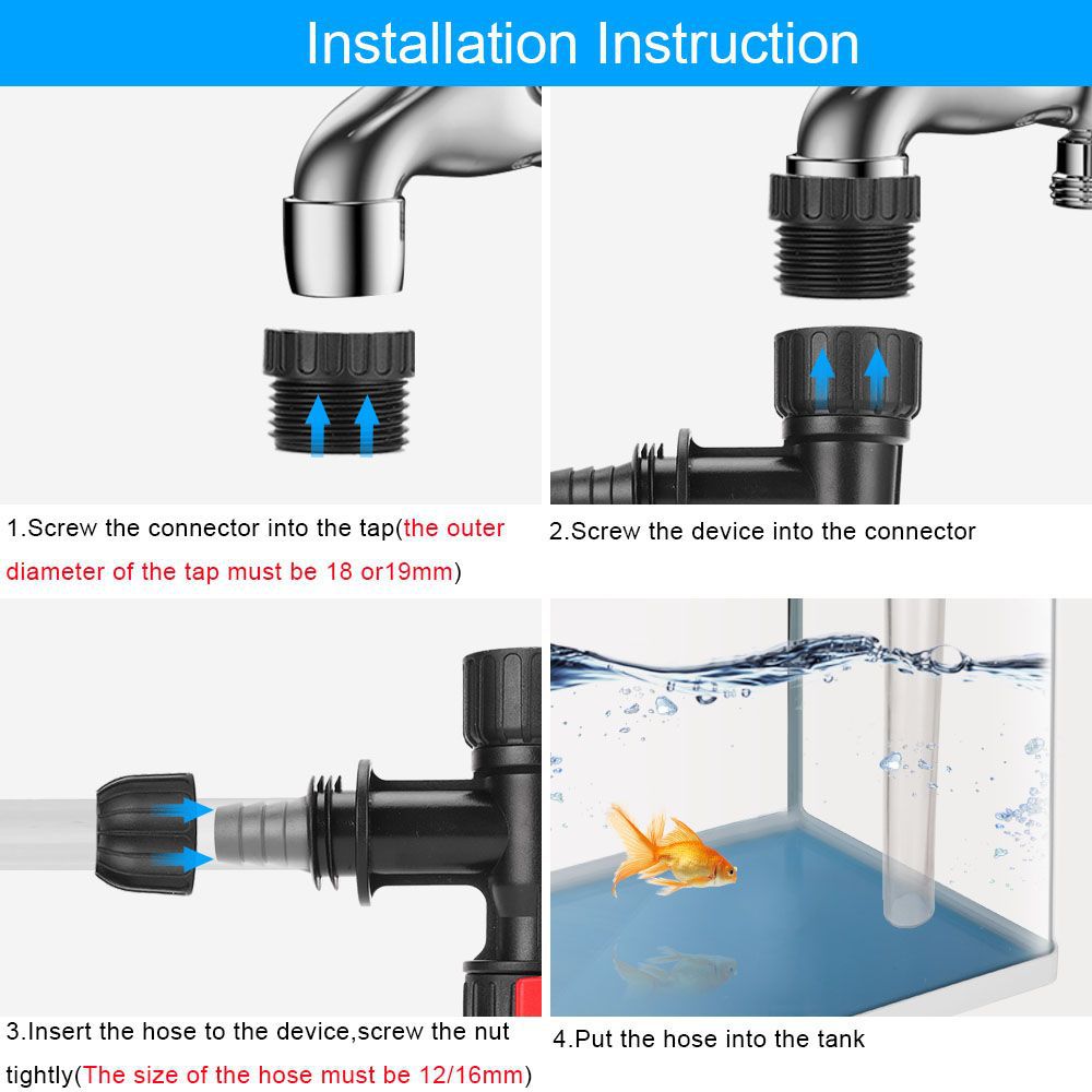 Cambiador de agua para acuario - Planted Aquarium Cleaning reseña y precio