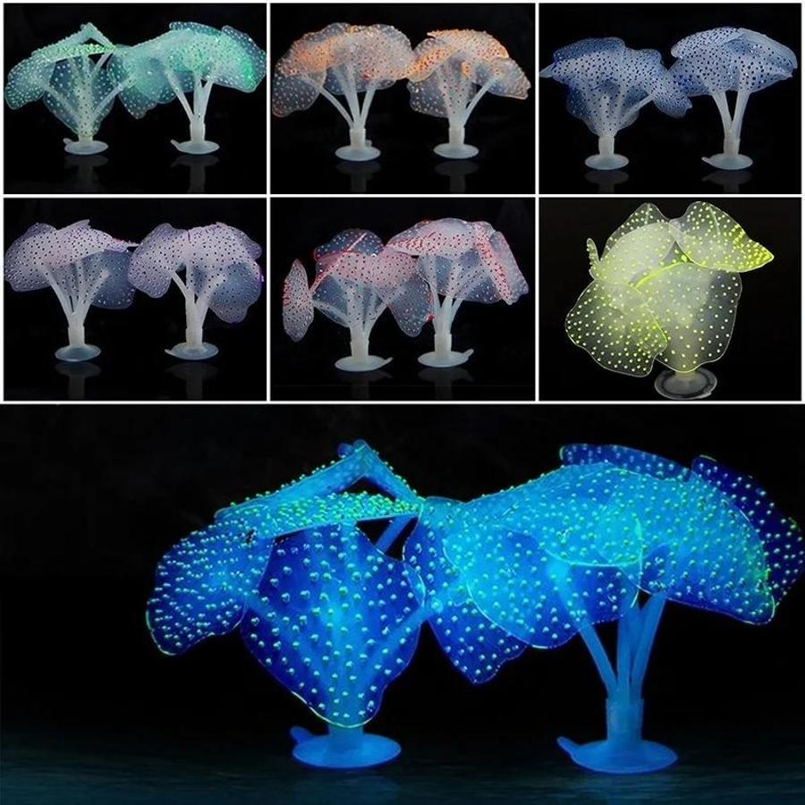 Adorno de coral de silicona pa - Aquarium Plant Substrate reseña y precio